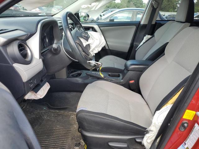 2T3RFREV3GW535991 - 2016 TOYOTA RAV4 XLE RED photo 7