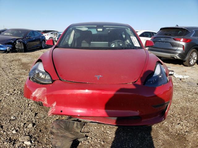 5YJ3E1EB3NF314250 - 2022 TESLA MODEL 3 RED photo 5