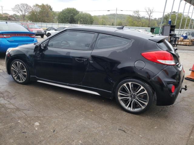 KMHTC6AE6GU258894 - 2016 HYUNDAI VELOSTER TURBO BLACK photo 2