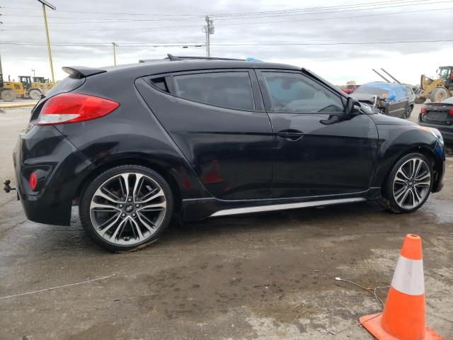 KMHTC6AE6GU258894 - 2016 HYUNDAI VELOSTER TURBO BLACK photo 3