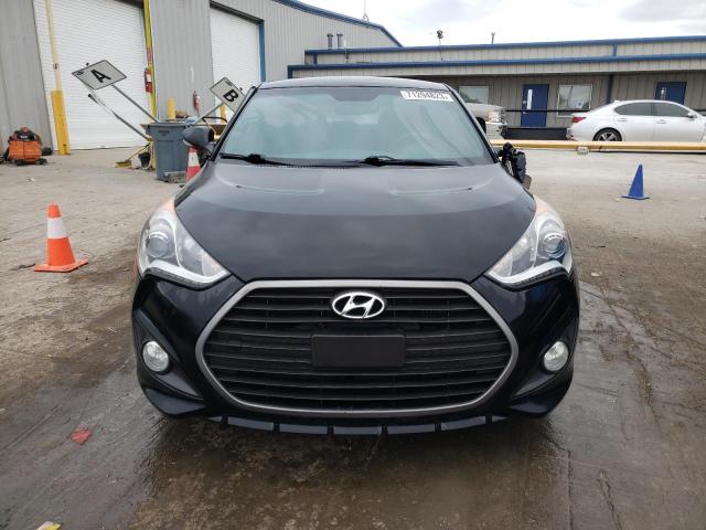 KMHTC6AE6GU258894 - 2016 HYUNDAI VELOSTER TURBO BLACK photo 5