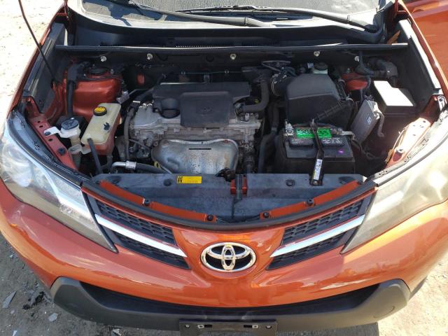 2T3BFREV1FW254143 - 2015 TOYOTA RAV4 LE 橙色 照片 12