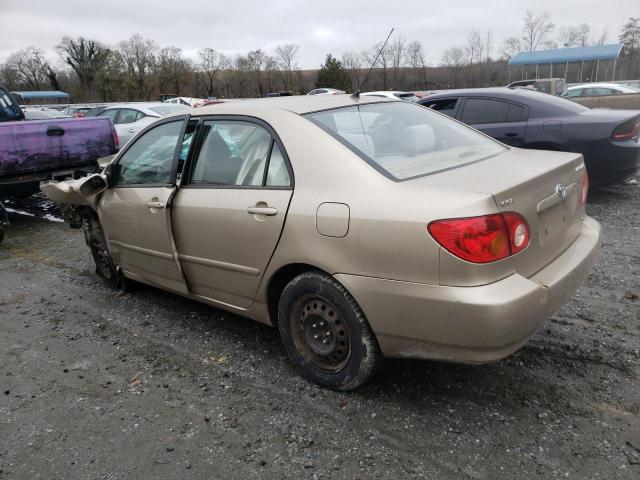 1NXBR32E94Z316130 - 2004 TOYOTA COROLLA CE GOLD photo 2