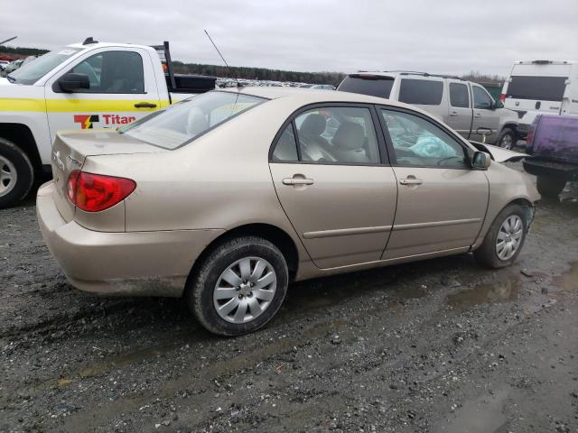 1NXBR32E94Z316130 - 2004 TOYOTA COROLLA CE GOLD photo 3