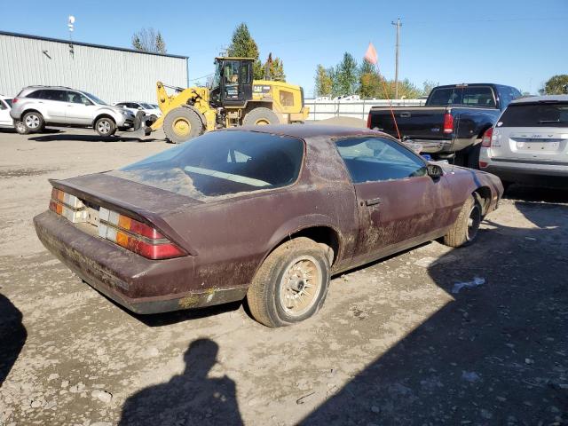 1G1AS8712CL194540 - 1982 CHEVROLET CAMARO BERLINETTA MAROON photo 3