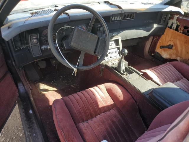 1G1AS8712CL194540 - 1982 CHEVROLET CAMARO BERLINETTA MAROON photo 8