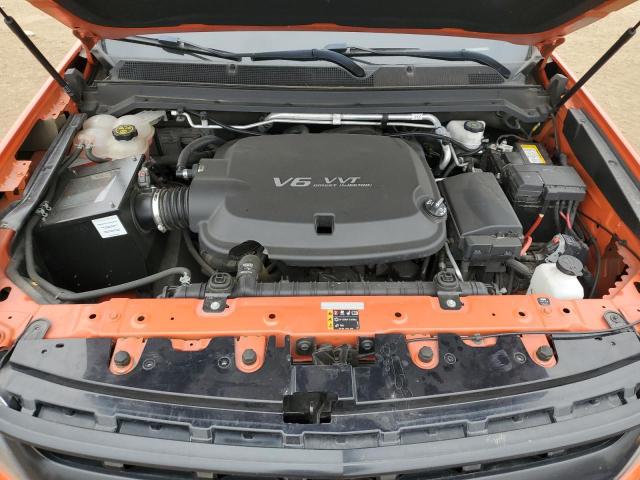 1GCGTEEN2K1255804 - 2019 CHEVROLET COLORADO ZR2 ORANGE photo 11