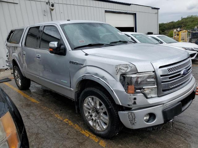 1FTFW1ET7EFC68145 - 2014 FORD F150 SUPERCREW SILVER photo 4