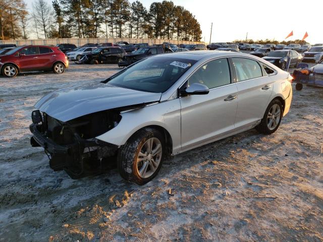 5NPE34AF4JH701569 - 2018 HYUNDAI SONATA SPORT WHITE photo 1