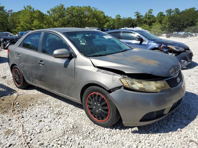 KNAFU4A23B5895976 - 2011 KIA FORTE FE EX GRAY photo 4