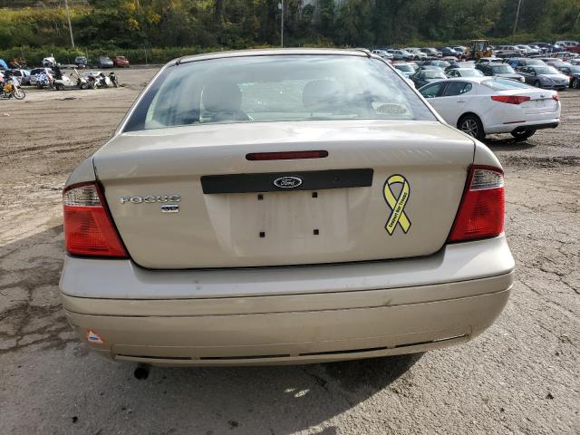 1FAFP34N07W128684 - 2007 FORD FOCUS ZX4 BEIGE photo 6