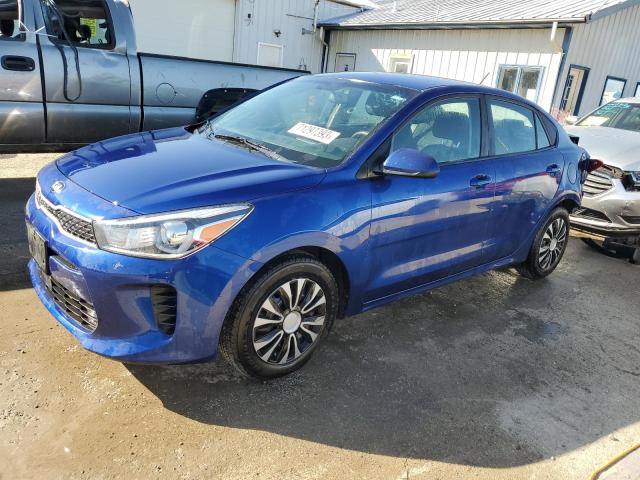 3KPA24AB5KE208438 - 2019 KIA RIO S BLUE photo 1