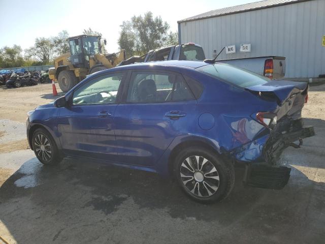 3KPA24AB5KE208438 - 2019 KIA RIO S BLUE photo 2