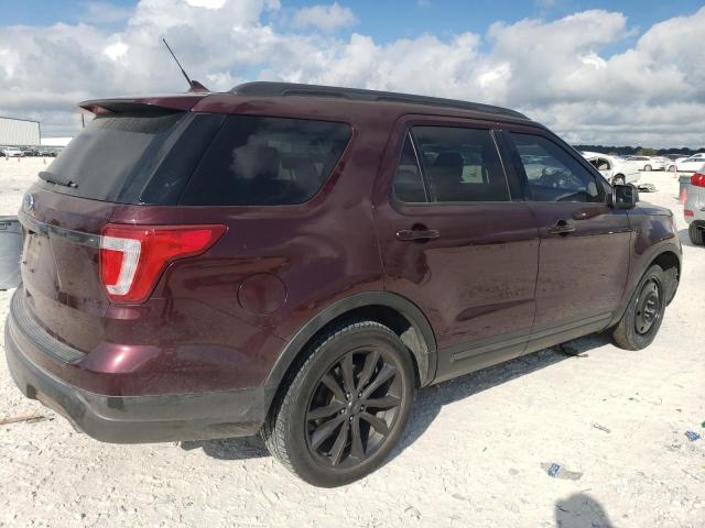 1FM5K7D88JGA52778 - 2018 FORD EXPLORER XLT MAROON photo 3