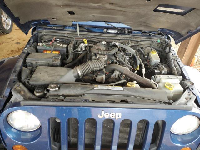 1J4BA5H10AL136798 - 2010 JEEP WRANGLER SAHARA BLUE photo 11