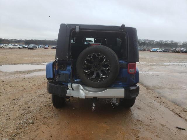 1J4BA5H10AL136798 - 2010 JEEP WRANGLER SAHARA BLUE photo 6