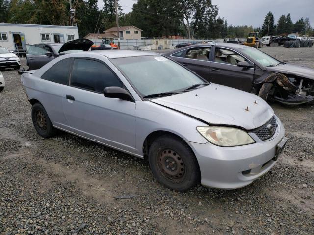 1HGEM22144L061031 - 2004 HONDA CIVIC DX VP SILVER photo 4