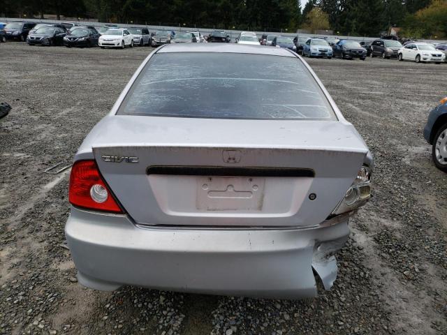 1HGEM22144L061031 - 2004 HONDA CIVIC DX VP SILVER photo 6