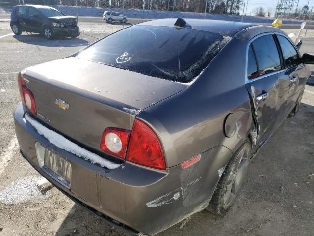1G1ZC5EU6CF188105 - 2012 CHEVROLET MALIBU 1LT GRAY photo 4