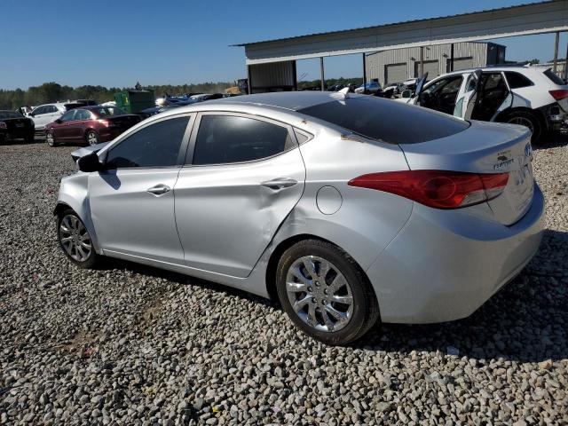 5NPDH4AE6CH067513 - 2012 HYUNDAI ELANTRA GLS SILVER photo 2