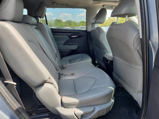 5TDGZRBH9MS066075 - 2021 TOYOTA HIGHLANDER XLE Сірий фото 11