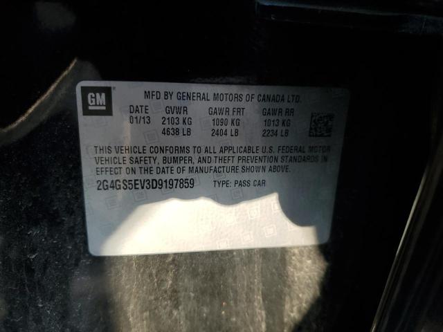 2G4GS5EV3D9197859 - 2013 BUICK REGAL PREMIUM 黑色 照片 12