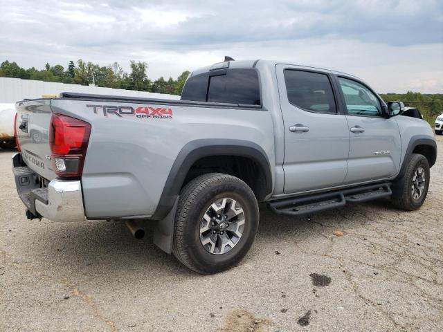 3TMCZ5AN2KM257221 - 2019 TOYOTA TACOMA DOUBLE CAB Сірий фото 3