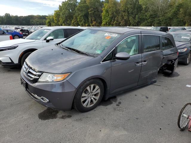 5FNRL5H63GB051783 - 2016 HONDA ODYSSEY EXL GRAY photo 1