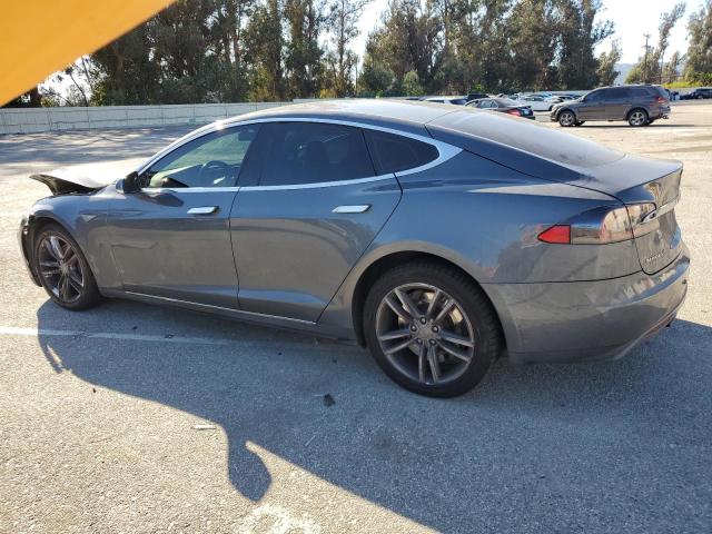 5YJSA1CG7DFP03669 - 2013 TESLA MODEL S Մոխրագույն լուսանկար 2