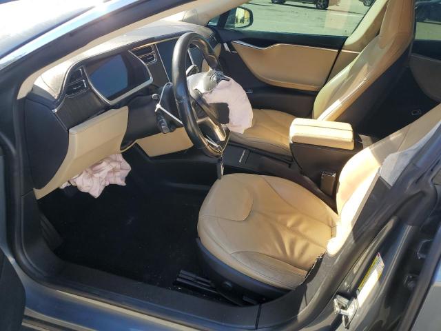 5YJSA1CG7DFP03669 - 2013 TESLA MODEL S Մոխրագույն լուսանկար 7