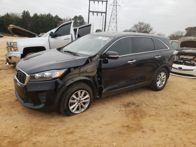 5XYPG4A36KG473702 - 2019 KIA SORENTO L BLACK photo 1