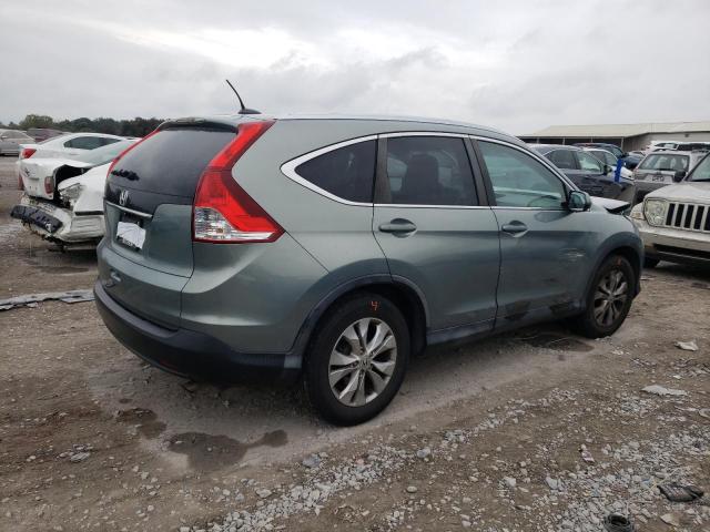 JHLRM3H71CC004661 - 2012 HONDA CR-V EXL TURQUOISE photo 3