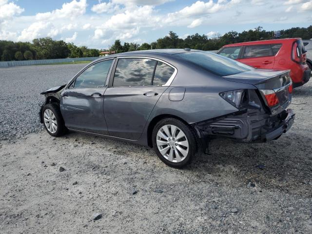 1HGCR2F85EA222015 - 2014 HONDA ACCORD EXL GRAY photo 2