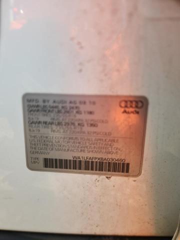 WA1LFAFPXBA030460 - 2011 AUDI Q5 PREMIUM PLUS WHITE photo 13