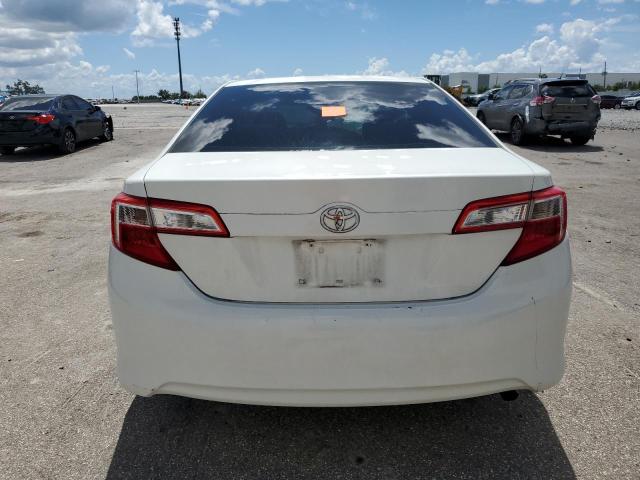 4T1BF1FK9CU550070 - 2012 TOYOTA CAMRY BASE WHITE photo 6