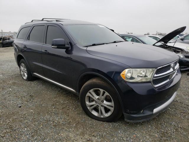 1D4SE4GTXBC628315 - 2011 DODGE DURANGO CREW BLUE photo 4