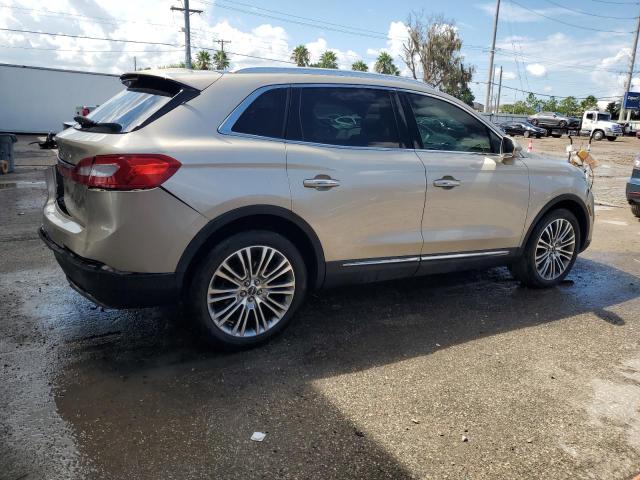 2LMPJ6LR1HBL48540 - 2017 LINCOLN MKX RESERVE Ոսկեգույն լուսանկար 3