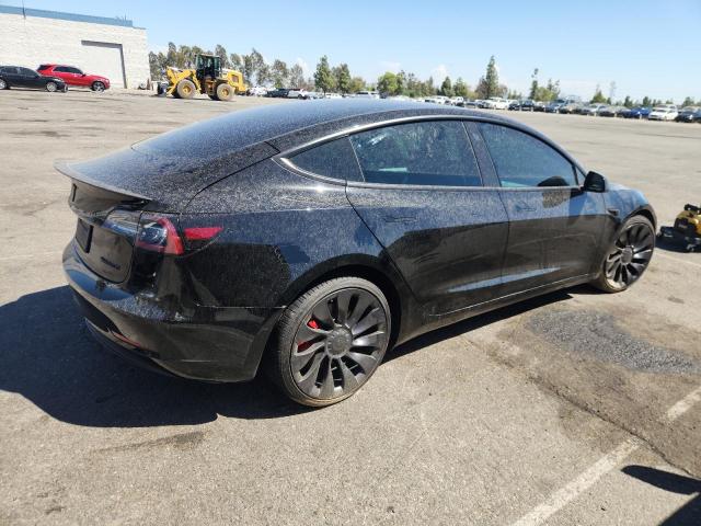 5YJ3E1EC8NF241613 - 2022 TESLA MODEL 3 Negro foto 3