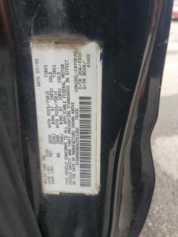 4TASN92N9XZ551360 - 1999 TOYOTA TACOMA XTRACAB PRERUNNER Negro foto 12