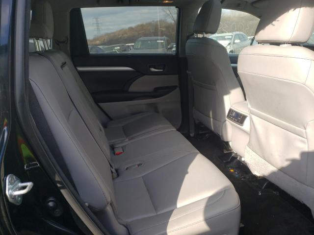5TDJKRFH7GS274593 - 2016 TOYOTA HIGHLANDER XLE BLACK photo 6