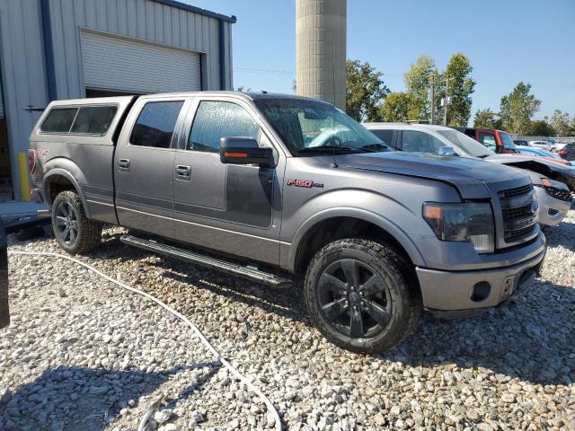 1FTFW1ET3DFC74166 - 2013 FORD F150 SUPERCREW GRAY photo 4