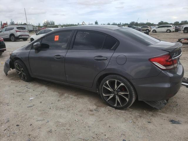 19XFB2F83FE021227 - 2015 HONDA CIVIC EX GRAY photo 2