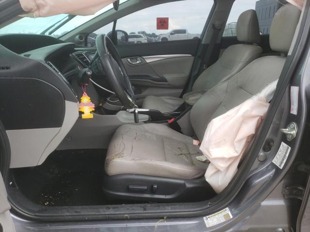 19XFB2F83FE021227 - 2015 HONDA CIVIC EX GRAY photo 7