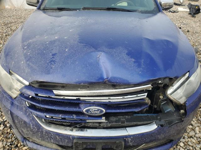 1FAHP2F83EG110827 - 2014 FORD TAURUS LIMITED BLUE photo 11