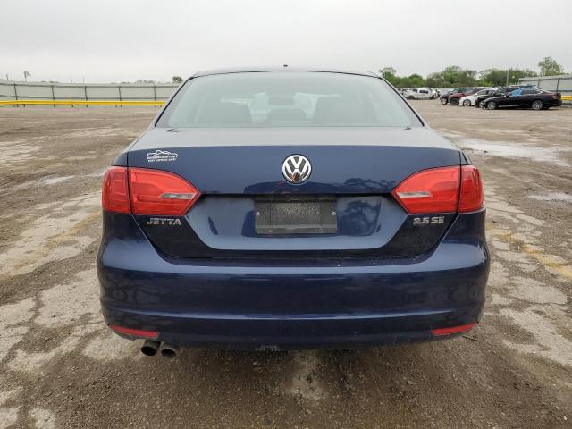 3VWDP7AJ9DM409014 - 2013 VOLKSWAGEN JETTA SE BLUE photo 6