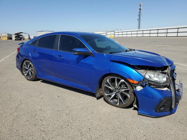 2HGFC1E57JH708434 - 2018 HONDA CIVIC SI BLUE photo 4