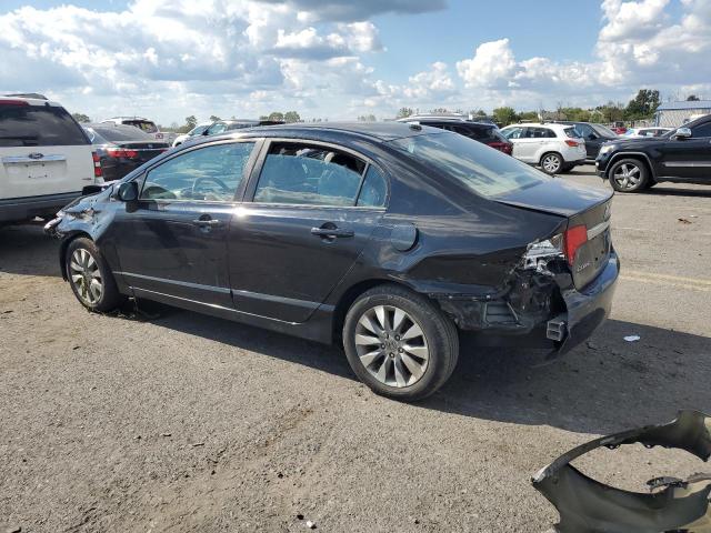 2HGFA1F93AH519383 - 2010 HONDA CIVIC EXL BLACK photo 2