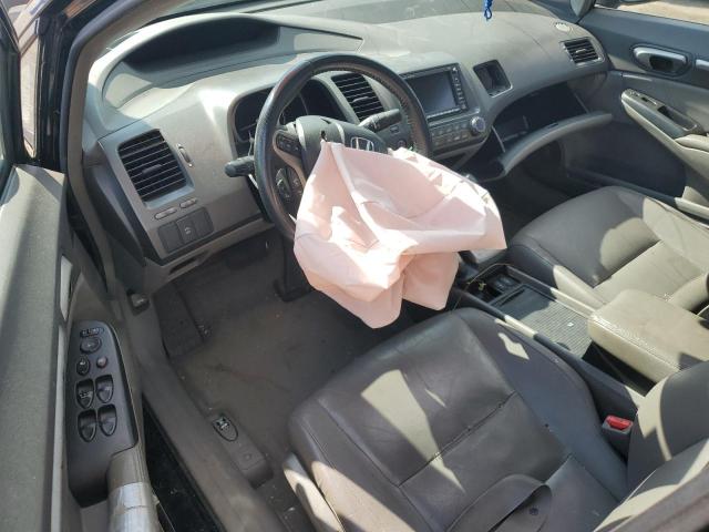 2HGFA1F93AH519383 - 2010 HONDA CIVIC EXL BLACK photo 8