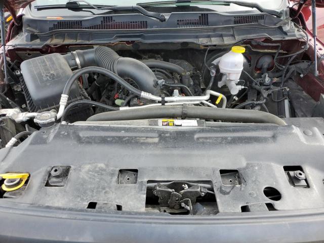 1C6RR7LT8MS568011 - 2021 RAM 1500 CLASS SLT მუქწითელი ფოტო 11