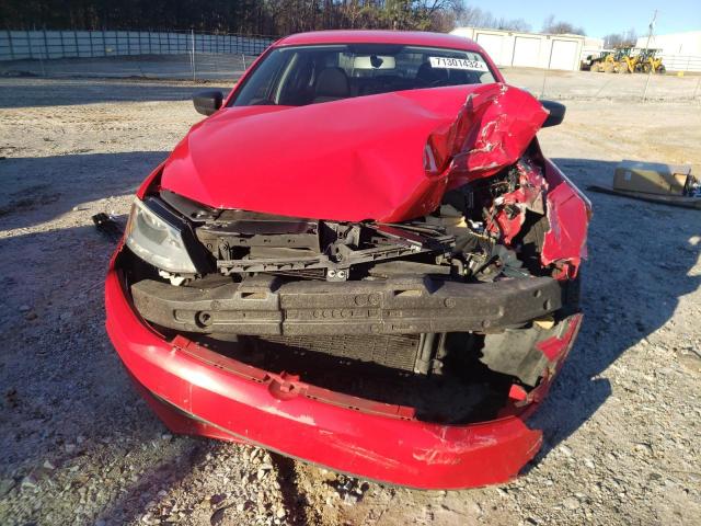 3VW1K7AJ4BM342708 - 2011 VOLKSWAGEN JETTA BASE RED photo 5